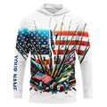 American Flag UV Protection Fishing For Fisherman Fishing A51