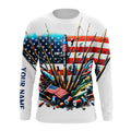 American Flag UV Protection Fishing For Fisherman Fishing A51