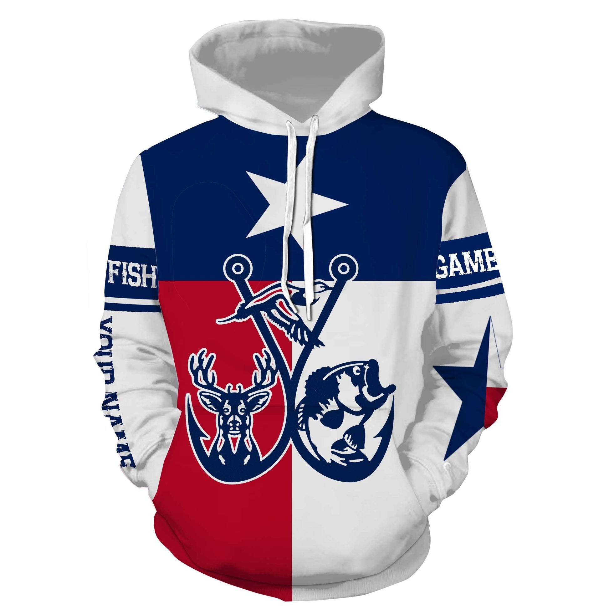 Texas Game and Fish Custom name 3D All over print personalized gift - TATS162