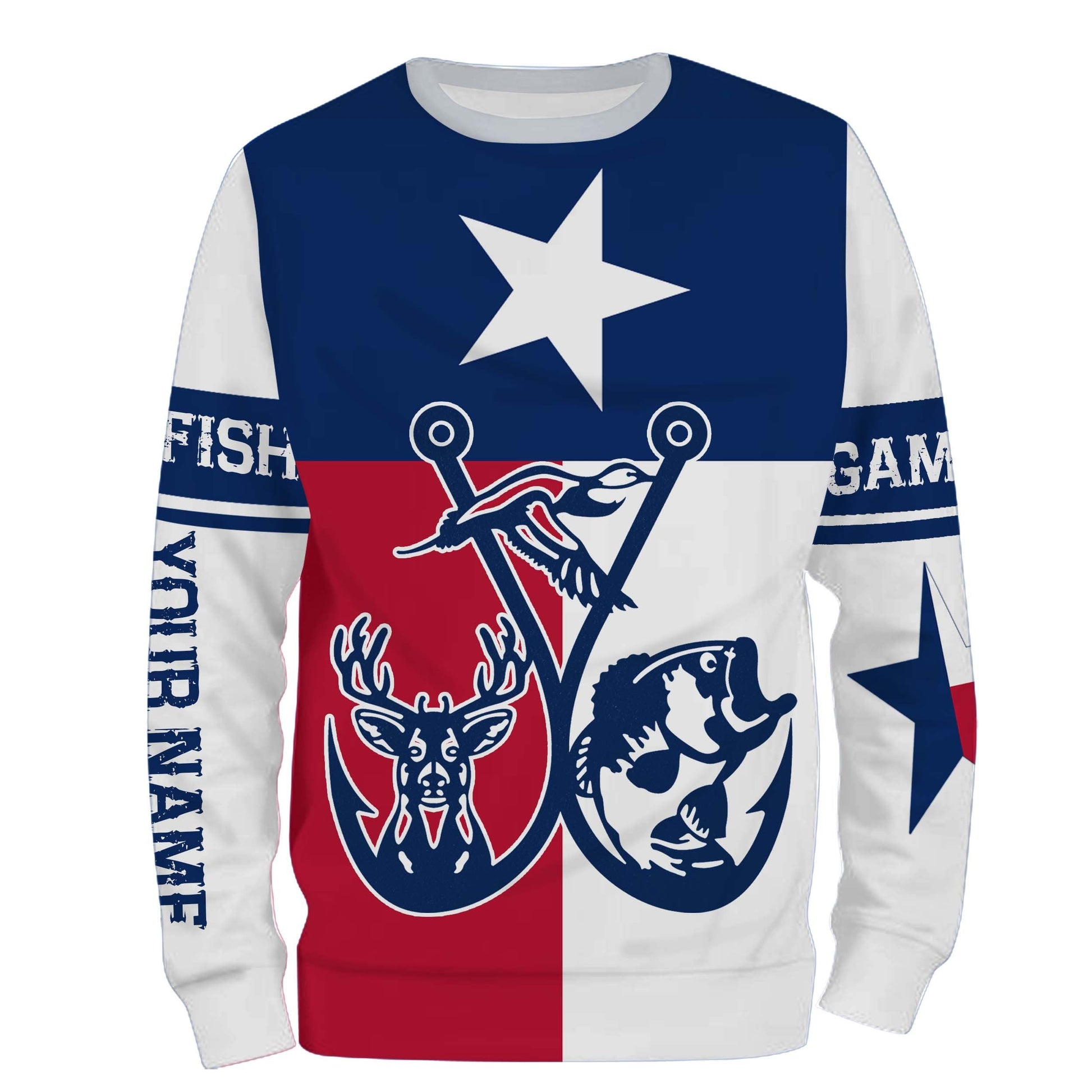Texas Game and Fish Custom name 3D All over print personalized gift - TATS162