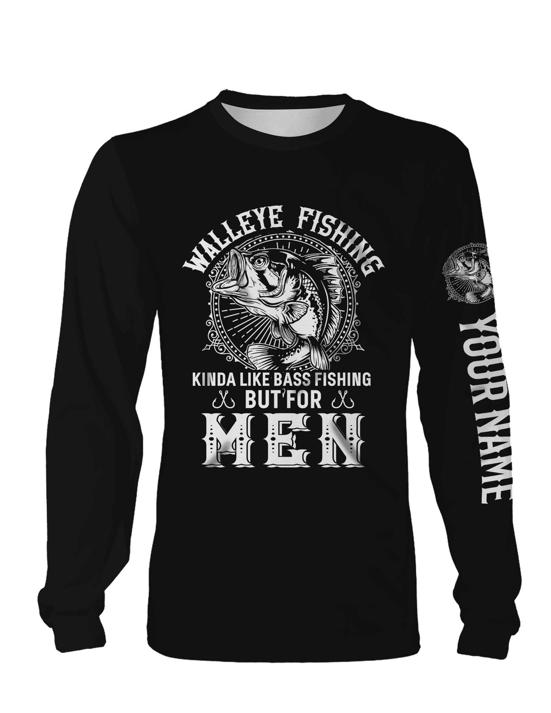 Walleye Fishing Funny Quote Custom Name Fishing Personalized Gift TATS108