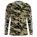 Desert camo Custom UV Long Sleeve performance Fishing, camouflage Fishing apparel