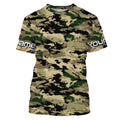 Desert camo Custom UV Long Sleeve performance Fishing, camouflage Fishing apparel
