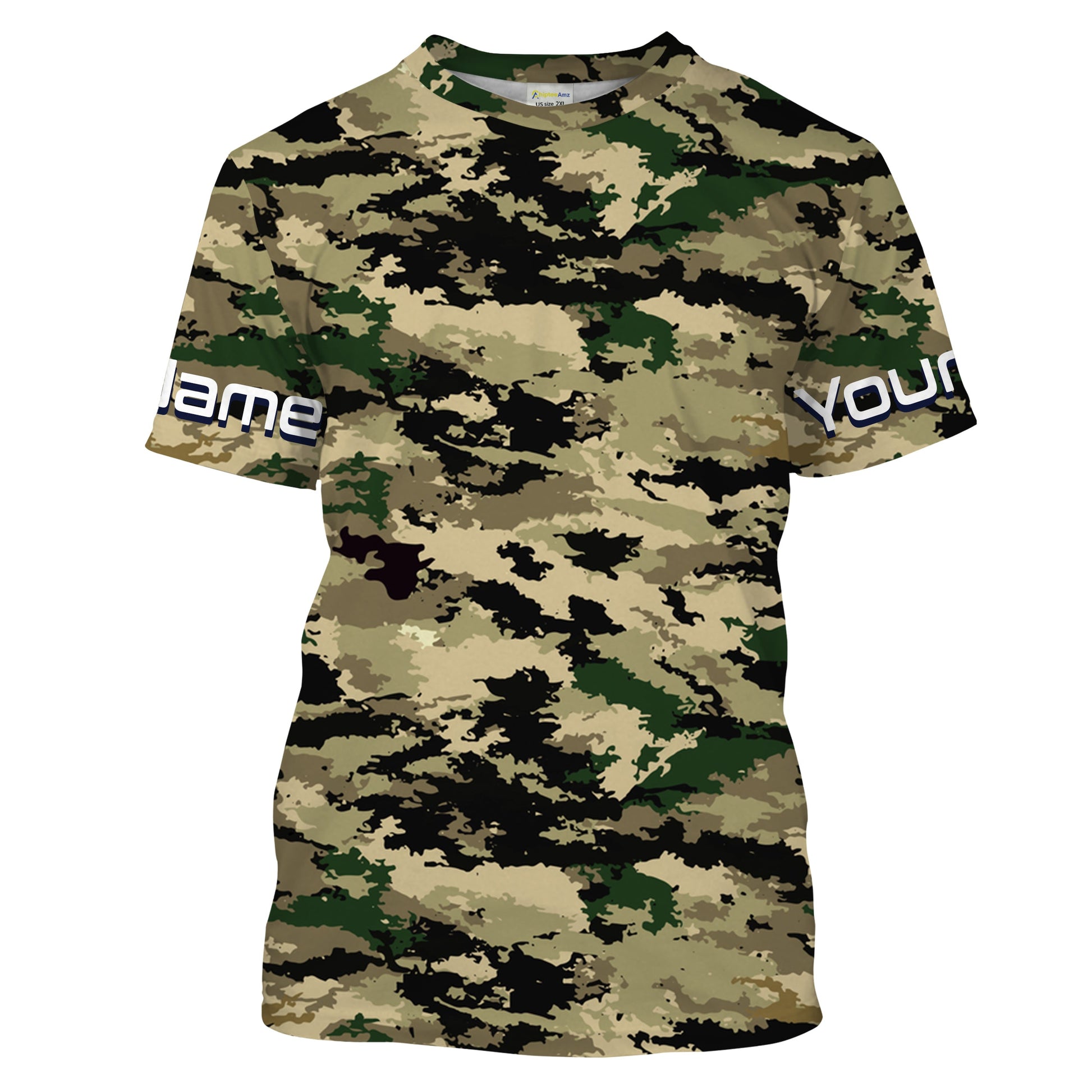 Desert camo Custom UV Long Sleeve performance Fishing, camouflage Fishing apparel