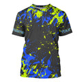 Black And Green Camo Custom Long Sleeve Performance Fishing Fishing