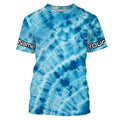 Personalized blue tie dye Long sleeve performance Fishing, Fishing gifts for Fisherman