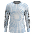 Personalized spiral tie dye Long sleeve performance Fishing, Fishing gifts for Fishing lovers