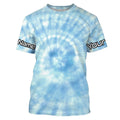 Custom blue spiral tie dye Long sleeve performance Fishing, Fishing gifts for Fisherman