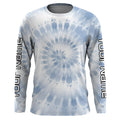 Custom spiral tie dye Long sleeve performance Fishing, Fishing gifts for Fishing lovers