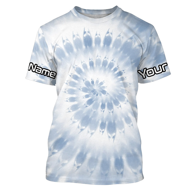 Custom spiral tie dye Long sleeve performance Fishing, Fishing gifts for Fishing lovers