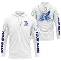 Personalized Walleye Long Sleeve Performance Fishing, Walleye Fishing