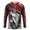 Personalized Crappie Fishing, Crappie Long Sleeve Tournament Fishing | Red