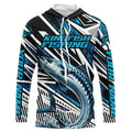 King Mackerel Fishing Custom Long Sleeve Performance, Kingfish Saltwater Fishing