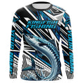 King Mackerel Fishing Custom Long Sleeve Performance, Kingfish Saltwater Fishing