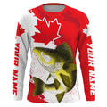 Canada flag Walleye Custom Fishing, Angry Walleye Fishing