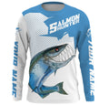 Angry Chinook King Salmon Custom Long sleeve Fishing, Salmon hunter Fishing