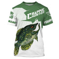 Angry Crappie Custom Long sleeve performance Fishing, Crappie hunter Fishing