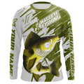 Angry Walleye Custom Long Sleeve Tournament Fishing, Walleye Fishing