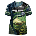 Catfish Custom Long Sleeve performance Fishing, Catfish Fishing