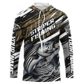 Striped Bass Fishing Camo Long Sleeve Fishing, Custom Striper Tournament Fishing