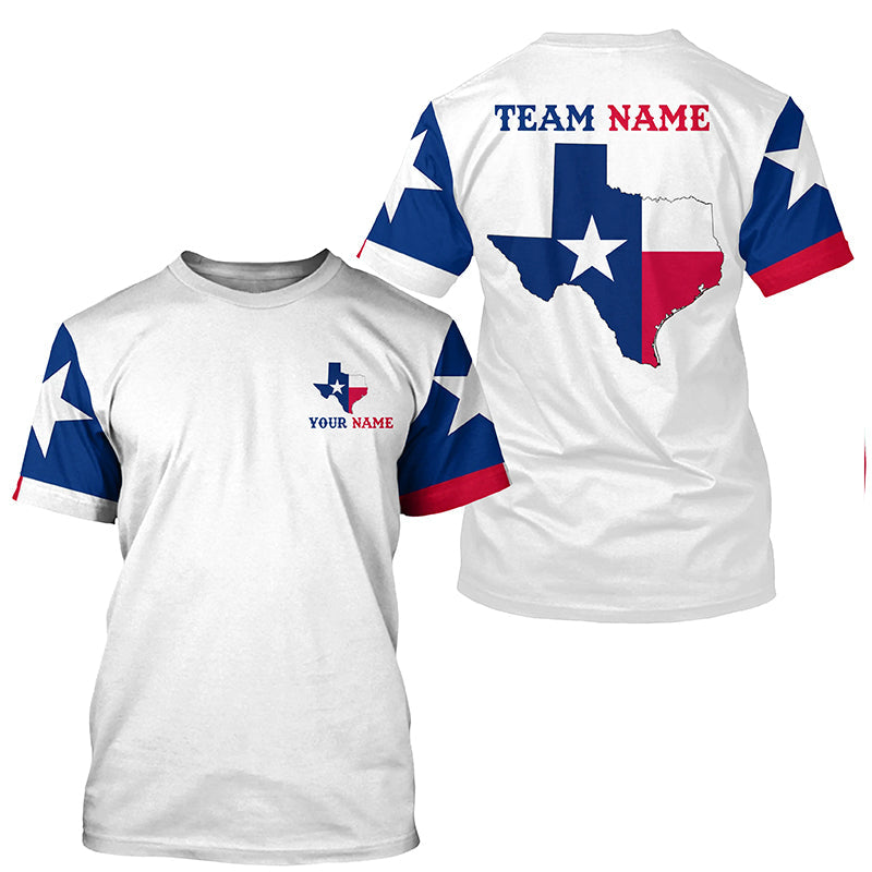 Texas Pride Fishing Team With Custom Name and Team Name, Texas Uv Protection