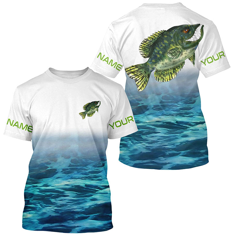 Custom Crappie Tournament Long Sleeve Fishing, Crappie Performance Fishing