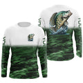 Personalized Crappie Fishing Long Sleeve Tournament, Crappie Fishing | Green