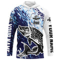 Custom Pike Fishing, Pike Fishing Long Sleeve Performance | Blue