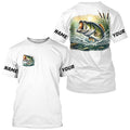 Personalized Largemouth Bass Fishing Long Sleeve Tournament Fishing, Bass Fishing
