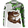 Angry Catfish Custom Long Sleeve Fishing, Catfish Hunter Fishing | Blue Camo
