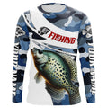 Personalized Crappie Fishing, Camo Crappie Fishing Long Sleeve Tournament