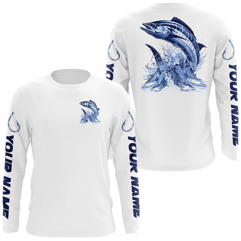 Wahoo Long Sleeve Fishing, Wahoo Custom Fishing Saltwater Fishing Gifts