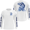 Striped Bass Long Sleeve Fishing, Striper Custom Fishing Saltwater Fishing Gifts