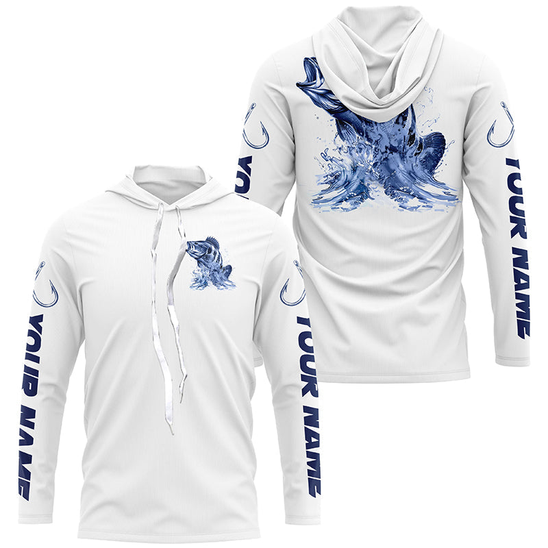 Peacock Bass Long Sleeve Fishing, Striper Custom Fishing