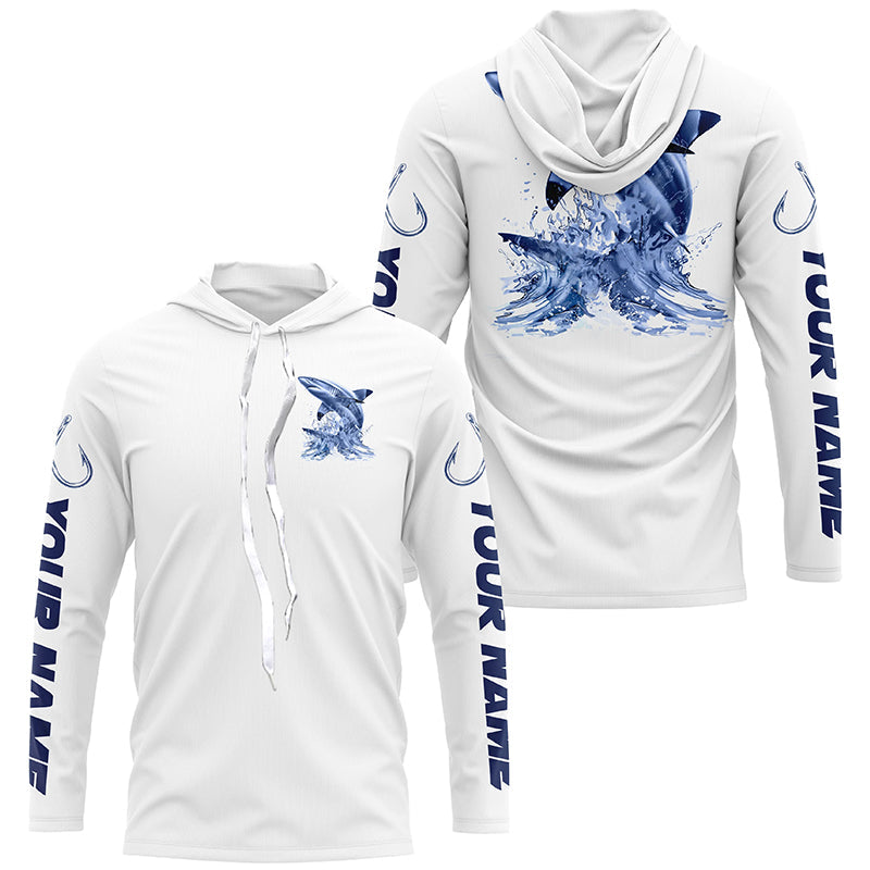 Blacktip Shark Long Sleeve Performance Fishing, Shark Custom Fishing
