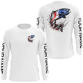 Custom Patriotic American Flag Trout Fishing, Trout Fishing Tournament