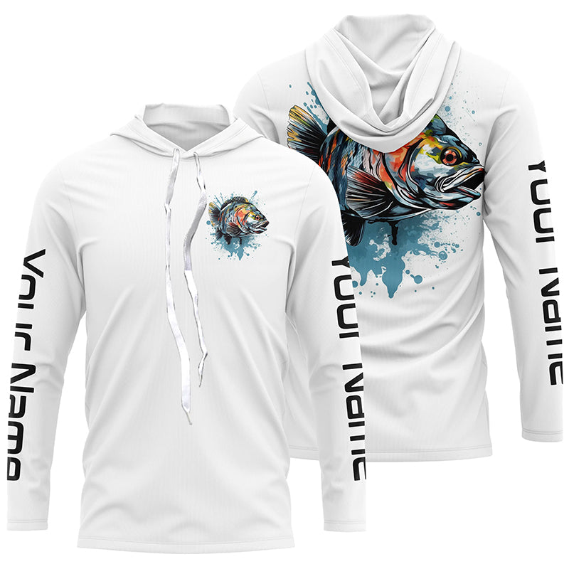 Personalized Crappie Tournament Fishing, Crappie Long Sleeve Fishing