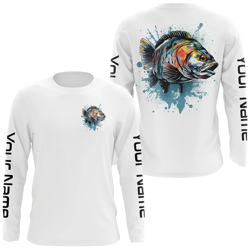 Personalized Crappie Tournament Fishing, Crappie Long Sleeve Fishing
