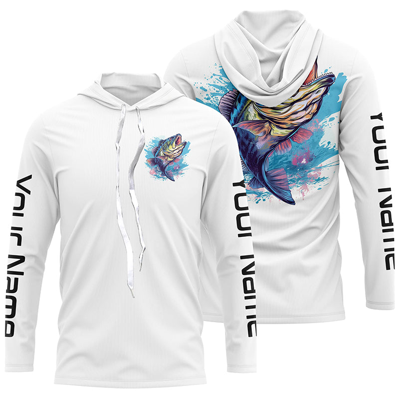 Personalized Bass Tournament Fishing, Bass Long Sleeve Fishing