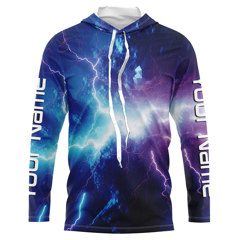 Personalized Uv Protection Long Sleeve Tournament Fishing, Thunder Fishing