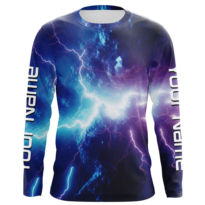 Personalized Uv Protection Long Sleeve Tournament Fishing, Thunder Fishing