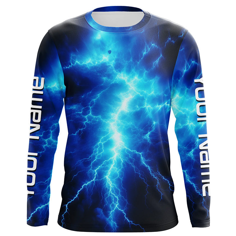 Personalized Uv Protection Long Sleeve Tournament Fishing, Thunder Fishing
