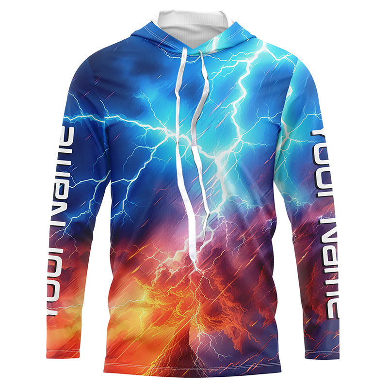 Personalized Uv Protection Long Sleeve Tournament Fishing, Thunder Fishing