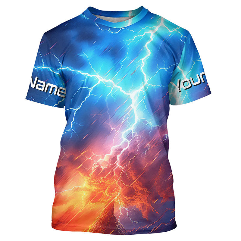 Personalized Uv Protection Long Sleeve Tournament Fishing, Thunder Fishing