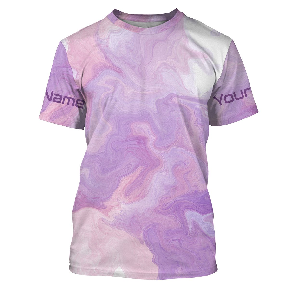 Beautiful purple Tie dye camo Long sleeve Fishing, Personalized UV Protection Women Fishing apparel