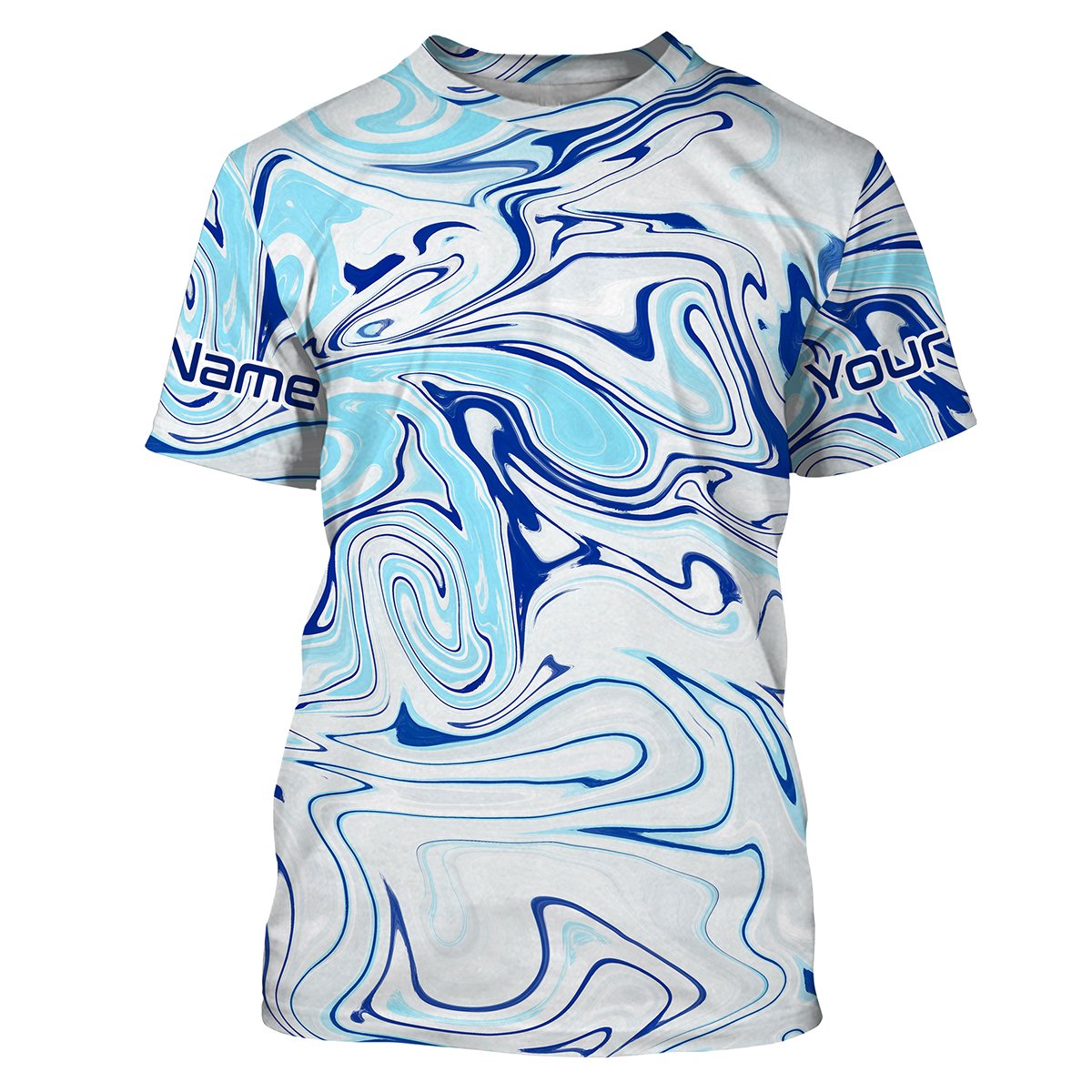 Custom Saltwater Long sleeve Fishing UV Protection, Sea wave camo Fishing