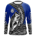 Custom Largemouth Bass Long Sleeve Tournament Fishing, Bass Fishing | Blue