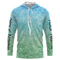 Water Surface Custom Long Sleeve Performance Fishing, Cool Fishing