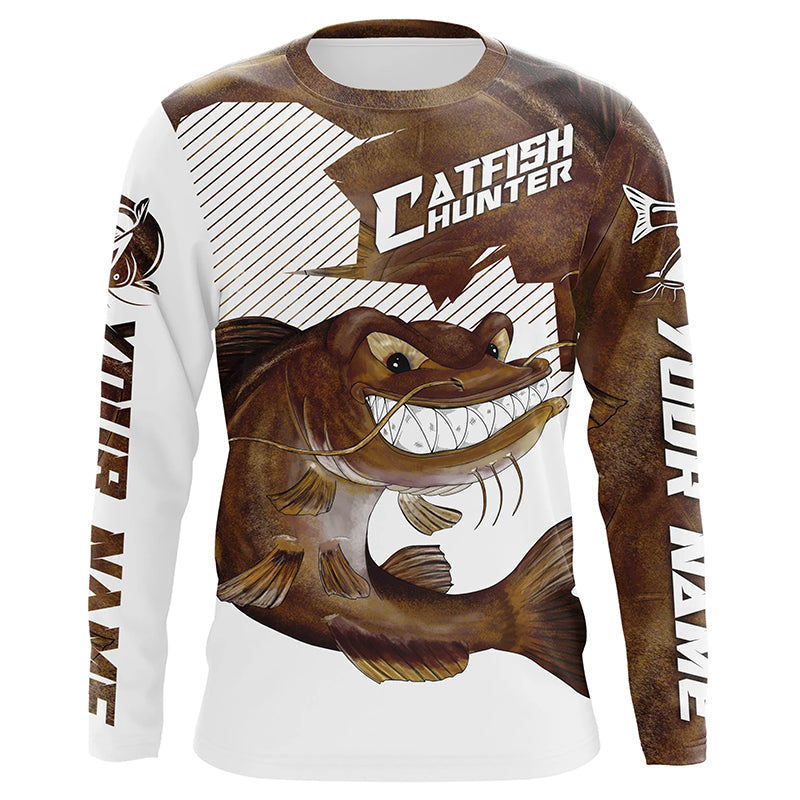Catfish Hunter Custom Catfish Fishing, Personalized Catfish Fishing Apparel, Women