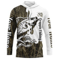 Custom Crappie Fishing Long Sleeve Tournament, Crappie Fishing League | Grass Camo